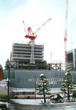 建設中の岐阜シティ・タワー43