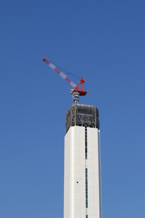 2007年4月29日のエレベータ試験塔