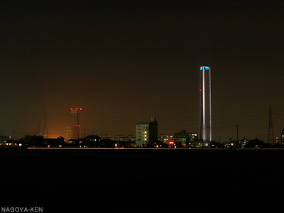 2007年11月4日のエレベータ試験塔
